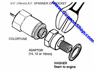 ADAPTATEUR LONG 14 MM COLORTUNE